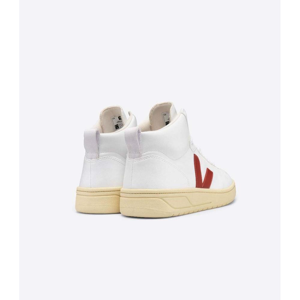 ψηλα γυναικεια Veja V-15 CWL White/Red | GR 371YXF